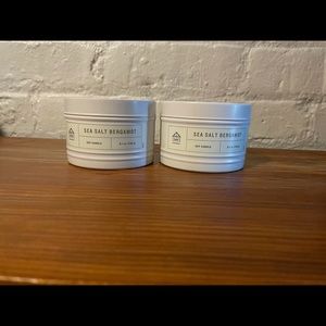 Hearth & hand sea salt bergamot candle